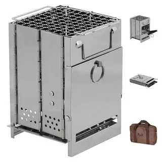 Fox Edelstahl Raketenofen faltbar mini