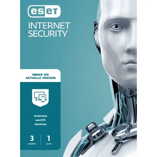 ESET Internet Security 2025 ESD 3 Geräte 1 Jahr DE Win Android