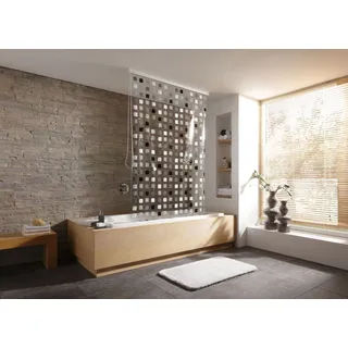 KLEINE WOLKE Duschrollo 128 x 240 cm grau