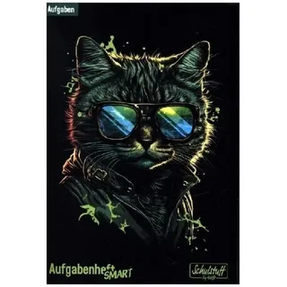 Schulstuff Aufgabenheft Smart A5 Umschlag [Cool Cat]