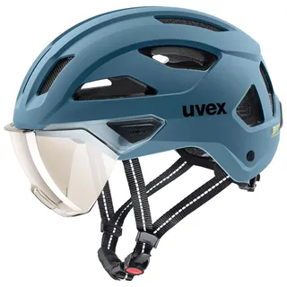 Uvex stride visor 56-59 cm stone blue matt