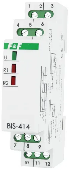 Bistabile Sequenz Relais Stromstoßrelais F&F BIS-414 230V