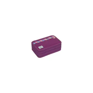 Lässig School Triple Pencil Case Slim Lilac