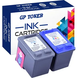 TINTE PATRONEN für HP 21 + 22 XL DESKJET F370 F375 F380 F2180 F2224 F2280 F4180