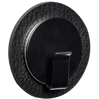 silwy silwy® Magnet-Haken "CLEVER" BLACK inkl. Metall-Nano-Gel-Pad BLACK - wiederverwendbar, flexibel einsetzbar und abwaschbar - perfekt für Camping, Caravaning und Boating