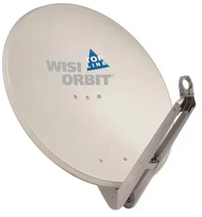 WISI OA85G Orbit Topline Parabol-Offsetantenne, 85 cm, lichtgrau 18908 OA 85 G