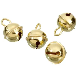 KnorrPrandell 8605653 Metallglöckchen, 15 mm Durchmesser, goldfarben,