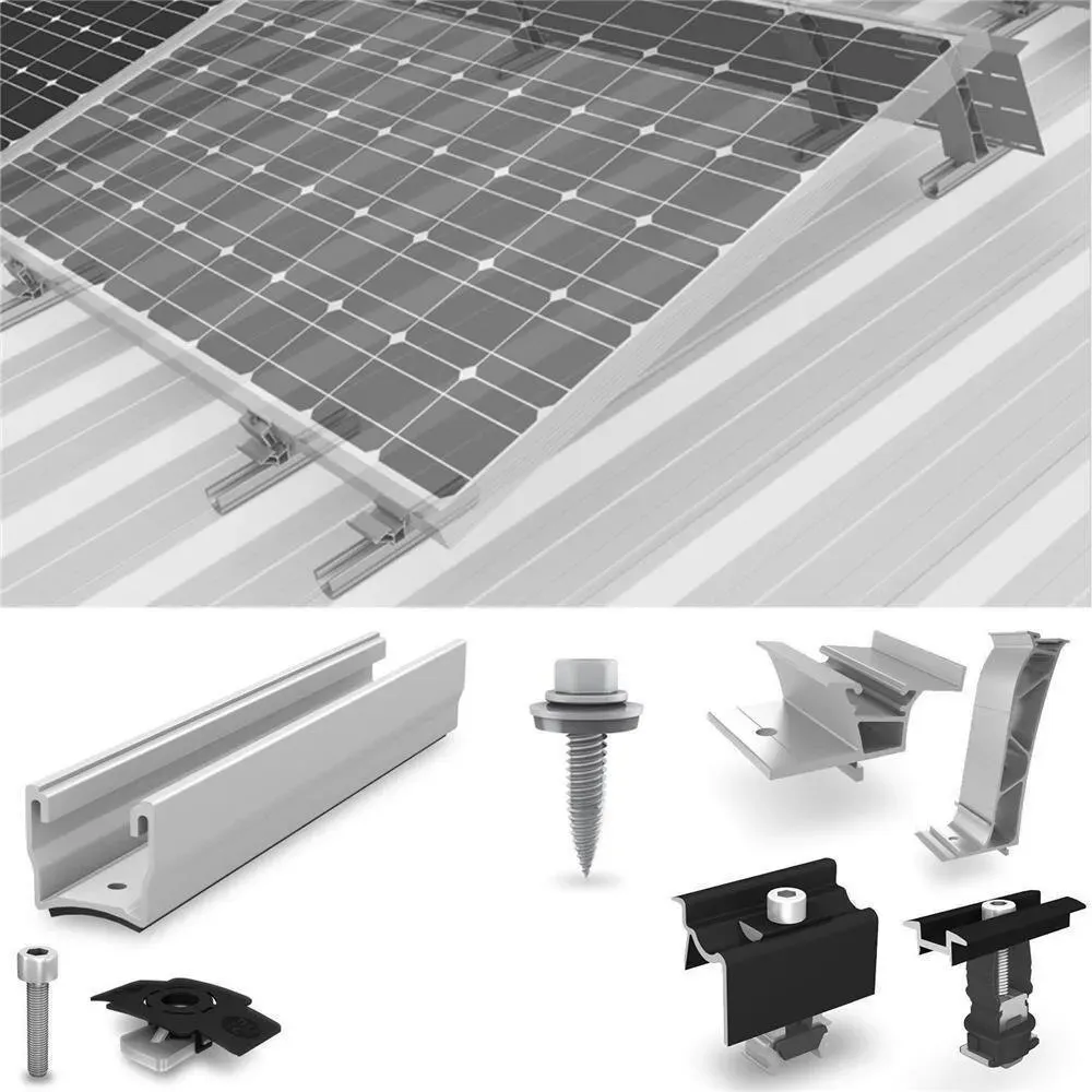K2 Systems MultiRail CSM Set S-Dome 6 auf Trapez Schrägdach/Flachdach für Wellblech S Aufständerung