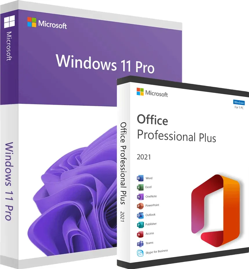 Microsoft Office 2021 Professional Plus & Windows 11 Professional (Sparpaket)