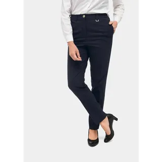 GOLDNER Hose LOUISA Bequeme Hose LOUISA COMFORT+ mit Bügelfalte in marine | Gr.: 46