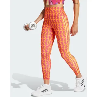 Adidas x Farm Rio 7/8-Leggings Bright Orange / Bold Pink M