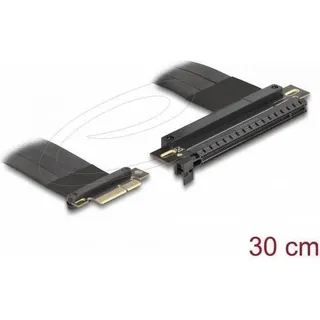 DeLock Riser Karte PCI Express 3.0 x4 Stecker zu x16 Slot mit Kabel 30 cm