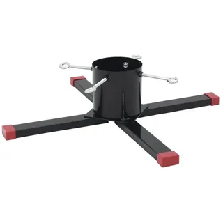 vidaXL Christbaumständer Schwarz 61x61x15,5 cm