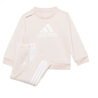 adidas Badge of Sport French Terry Kinder Jogginganzug, rosa - 92