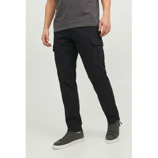 JACK & JONES JPSTKANE BARKLEY CARGO PANT NOOS Relaxed Fit Cargohose Schwarz 36 34