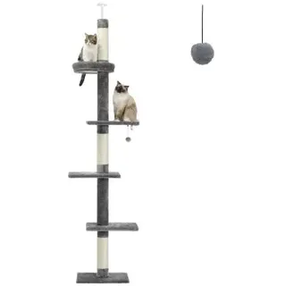 Pawz Road Deckenhoch Kratzbaum Basic grau
