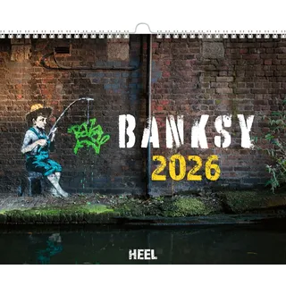 HEEL VERLAG Banksy Kalender 2026 Premium XXL-Posterkalender