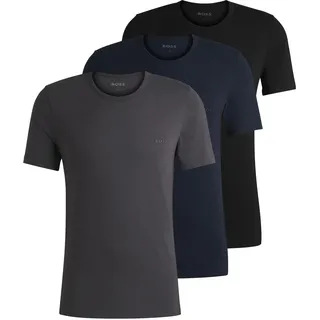 Boss Classic Kurzarm-T-Shirt 3 Einheiten Open Blue S