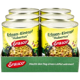 Erasco Erbsen-Eintopf Hubertus 800 g, 6er Pack