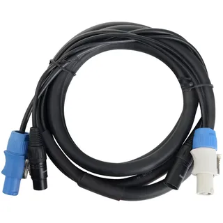 Pronomic Stage PPD-2.5 Hybridkabel Powerplug/DMX