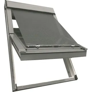 Hitzeschutz-Markise für VELUX Dachfenstern MK04 | M04 | 304 - GGU | GPU | GHU | GTL | GTU | GLL | GLU | GGL | GPL | GHL | GFL | GZL - Grau