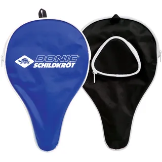 Donic Schildkröt Donic-Schildkröt Tischtennis Schlägerhülle Classic, Schlägerhülle für einen Schläger, extra Ballfach für 3 Bälle, klassisches Design, 1 Stück