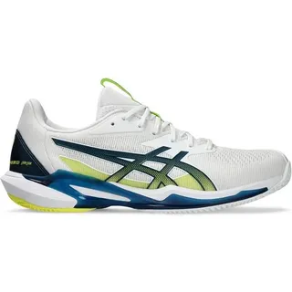 Asics Herren Tennisoutdoorschuhe SOLUTION SPEED FF, WHITE/MAKO BLUE, 41 1⁄2