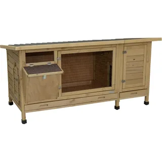 Kerbl Kleintierstall XXL Vario mit Heuraufe LxBxH: 155x76x80cm