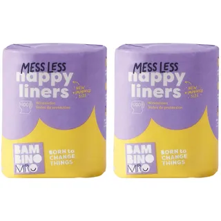 Bambino Mio, Supersoft Windelvlies, biologisch abbaubar, 2 x 100 Stück