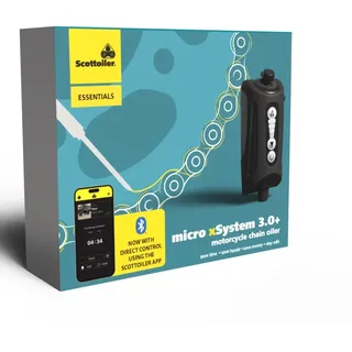 Scottoiler micro xSystem 3.0+ Automatischer Motorradkettenöler mit Bluetooth