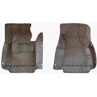 Tuqiang Maßgeschneiderte Fußmatten für Audi für A3 2003–2013 8P Sportback Schrägheck Coupé Cabriolet erste Reihe, PU-Leder-Fußmatten Auto, rutschfest Kfz-Teppich, Allwetter-Fußmatten Autoteppiche