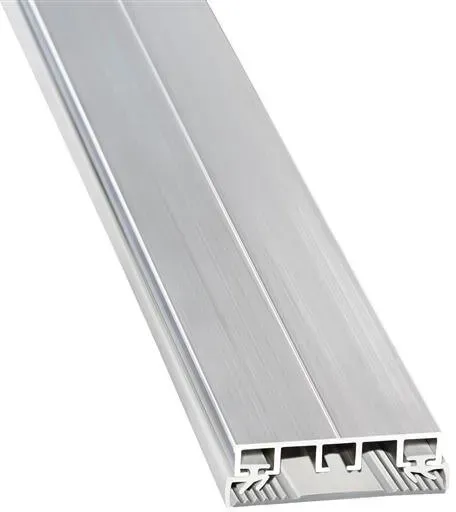 Durchschraubprofil universal Alu-Gummi bei Überhang – 60 mm breit 5000 mm lang