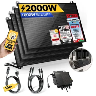 10 m Kabel + Balkonhalterung