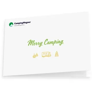 Camping Wagner Geschenkgutschein Weihnachten 15 € per E-Mail zum Selbstdrucken