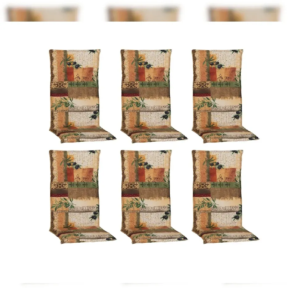 beo 6er Set- M409 Glasgow Hochlehner, grün, gelb, beige,
