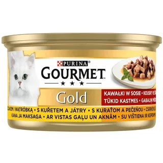 Purina Gourmet Gold Huhn/Leber in Sauce