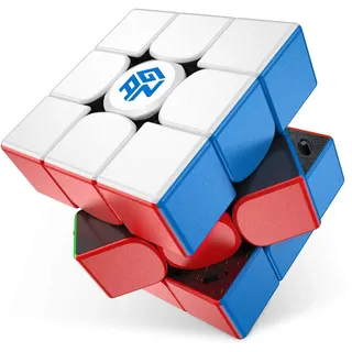 GAN 11 M Pro, 3x3 Magnetischer Speedcube Magisches Puzzle Würfel Spielzeug stickerlos Cube (schwarzes Innenleben)