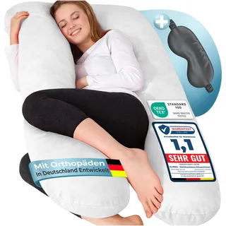 eloneo Seitenschläferkissen mit Bezug