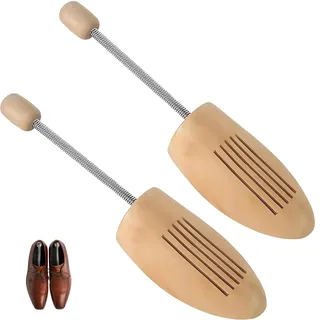 ClcIosis 2 Stück Schuhspanner Holz Schuhspanner Damen Schuhspanner Herren Sowohl für Damen als auch Herren Geeignet für die Meisten Schuhe - Einheitsgröße