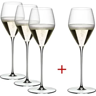 Riedel Veloce Champagnerglas 0,327 l 4er Set
