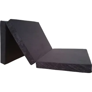 Natalia Spzoo Klappmatratze Faltmatratze 195x65x10cm, 082100001 - Schwarz
