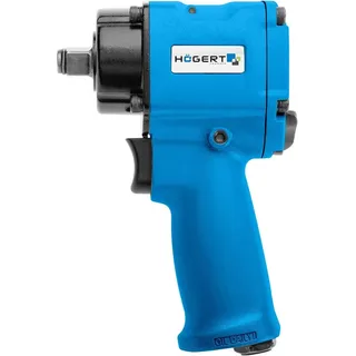 Högert Technik - Pneumatischer Schlagschrauber Mini 1/2" Jumbo-Antrieb Betriebsdrehmoment bis 610 Nm 3 Betriebsbereiche Umschalter für die Drehrichtung Links/Rechts I HT4R621