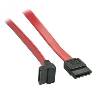 Lindy 33351 Internes SATA III Kabel, 1x 90° Stecker, 0,5m