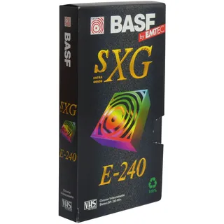 BASF EMTEC SXG E-240 VHS Videocassette