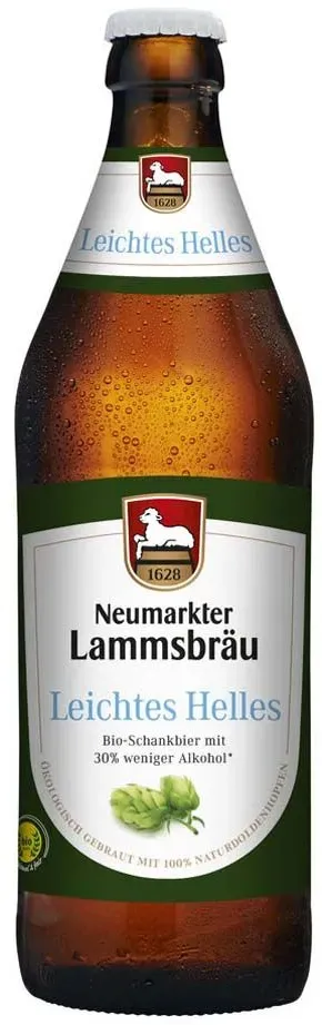 Bier - Leichtes Helles 3,4 % Vol 500ml inkl. 8 Cent Pfand