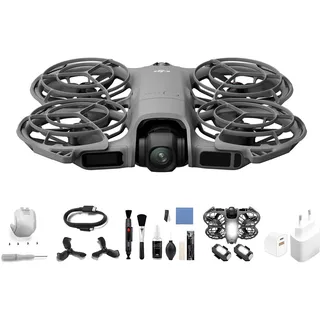 DJI Neo 2 Bundle mit Zubehör, 4K-Drohne für Einsteiger, Leicht und Faltbar, Start und Landung auf der Handfläche, Gestensteuerung, ActiveTrack, Omnidirektionale Hinderniserkennung (Bundle 2)