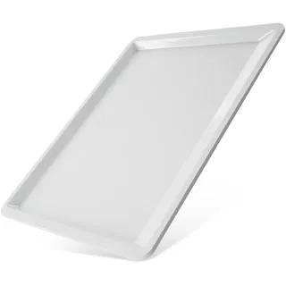 Dr. Oetker Backblech für den Backofen – Backofenblech White Christmas Baking – Ofenblech mit Antihaftbeschichtung und winterlichem Design – ca. 42 x 32 cm