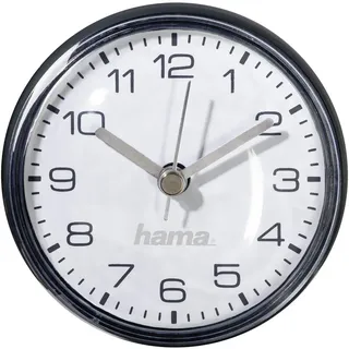 Hama Badezimmeruhr Mini mit Saugnapf, grau
