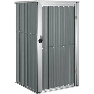 vidaXL Geräteschrank 0,89 x 0,89 m Grau