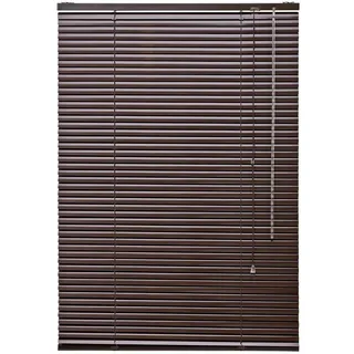 Jalousie Aluminium-Jalousie, mit Bohren, freihängend, Aluminium braun 100 cm x 160 cm